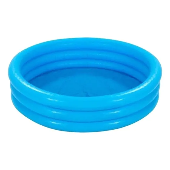 Alberca Inflable Redonda Intex Crystal Blue 58426 De 1.47m X 33cm 330l Azul Caja