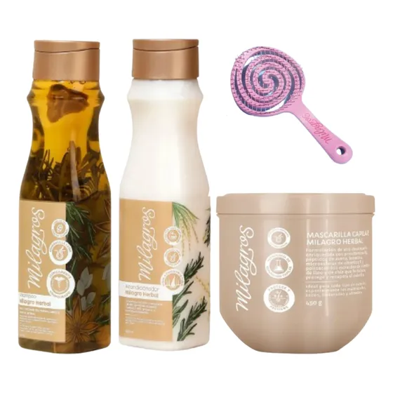 Combo Capilar Milagros Herbal - - mL a $322