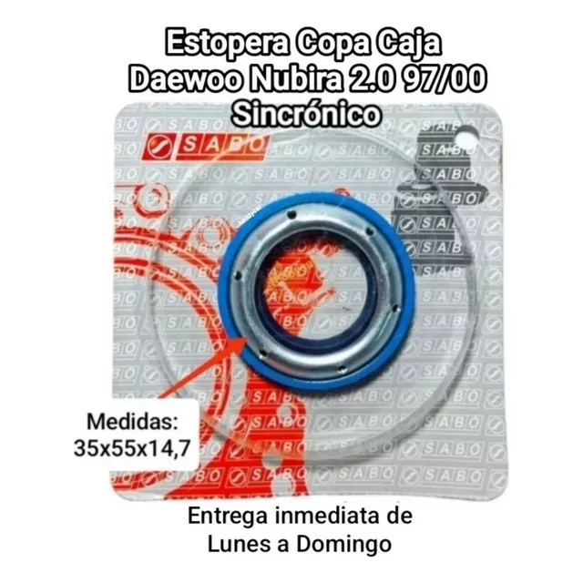 Estopera Copa Caja Tripoide Daewoo Nubira 2.0 35x55x14,7