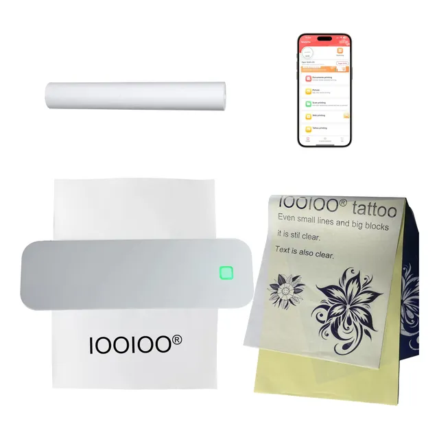 Ioioo Impresora Portátil, Inalámbrica Sin Tinta Bluetooth Im