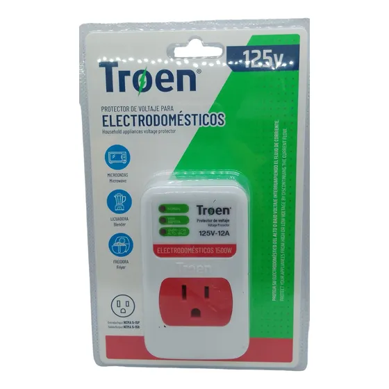 Protector De Voltaje Para Electrodomesticos 125v Troen