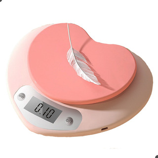 Básculas De Cocina Recargable En Forma De Corazón Básculas De Cocina Recargable En Forma De Corazón