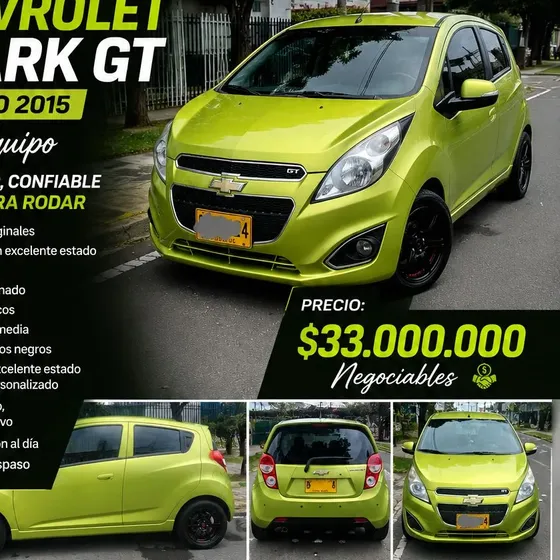 Chevrolet Spark 2015 1.2 Gt M300 Lt