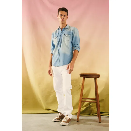 Camisa Vintage Nac M/l Bensimon