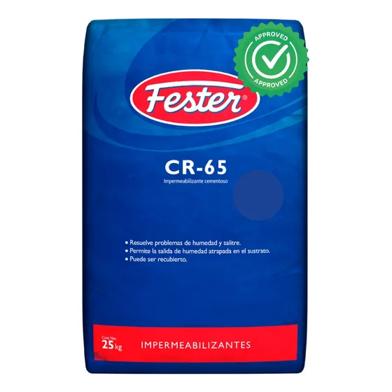 Fester Cr-65 De 25 Kg Color Gris
