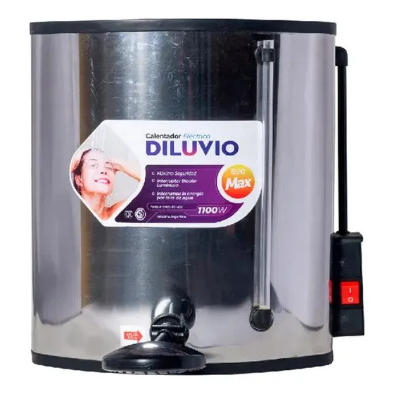 Calefón Eléctrico Acero Inoxidable 20 Lts