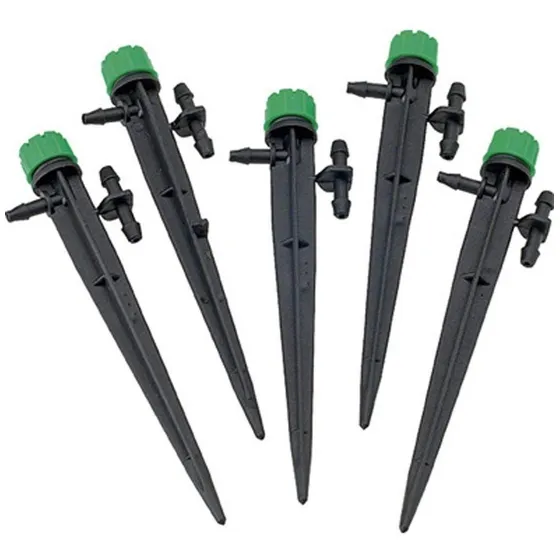 Riego Por Goteo Regulable Estaca Paquete X 10 Unid