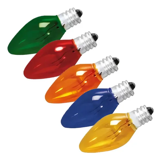 Focos De Colores Tipo Vela Caja 50pz Adir 2921 Color de la luz Blanco cálido
