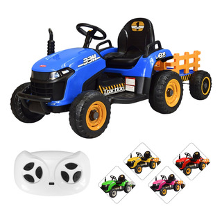 Joykoo Jk-cm-5156 Tractor Montable Electrico Para Niños Control Remoto Luz 12v Color Azul Joykoo Jk-cm-5156 Tractor Montable Electrico Para Niños Control Remoto Luz 12v Color Azul