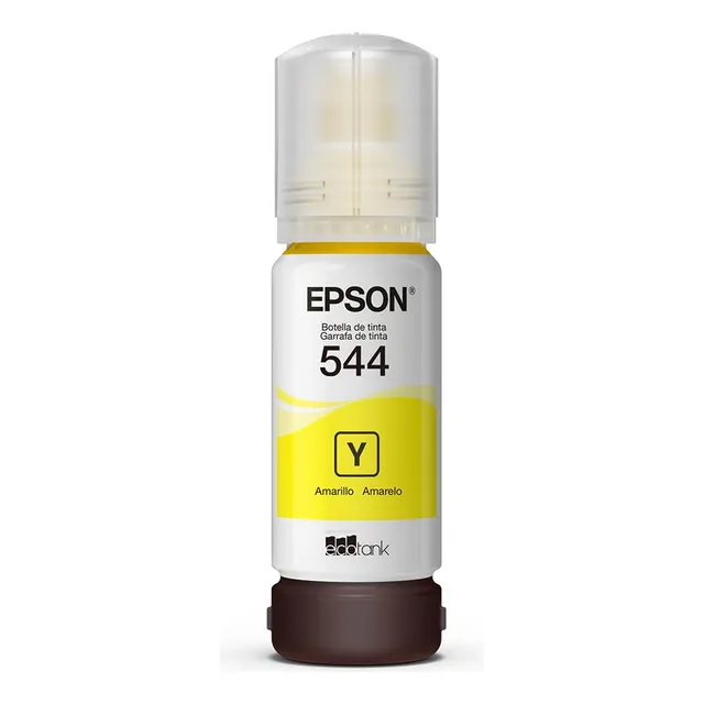 Botella de tinta Epson T544, 65 ml, amarilla, T544422-br