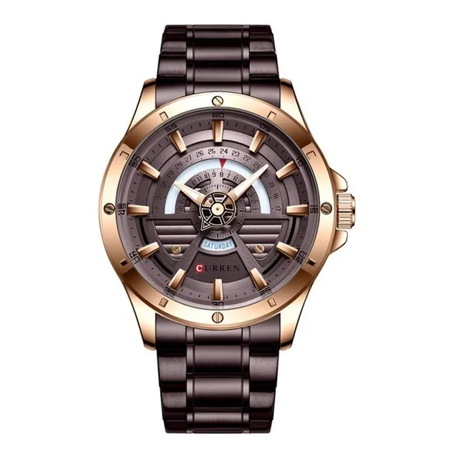Reloj Cuarzo Puntero De Lujo Para Caballero Curren Elegante
