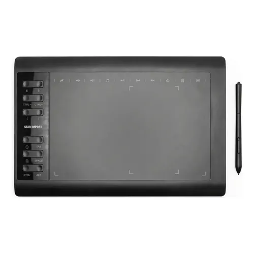 Mesa Digitalizadora Bosto 16HD 8192 Níveis de Pressão 34.5x19.5cm