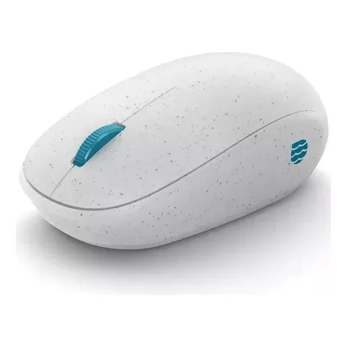 Mouse Microsoft Ocean Plastic sem fio Bluetooth 1000 Dpi Cor Branco
