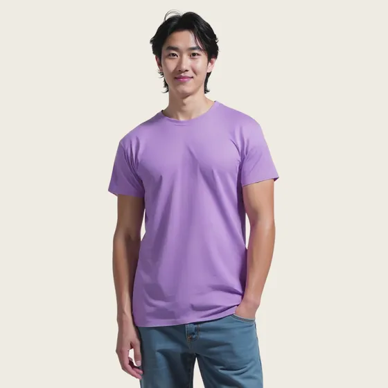 Camiseta 100% Poliéster Sublime Premium Fio 30.1 Lilás