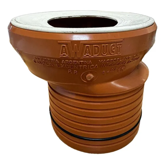 Desplazador Inodoro Awaduct Acanalado 2,7cm 105mm Adaptador