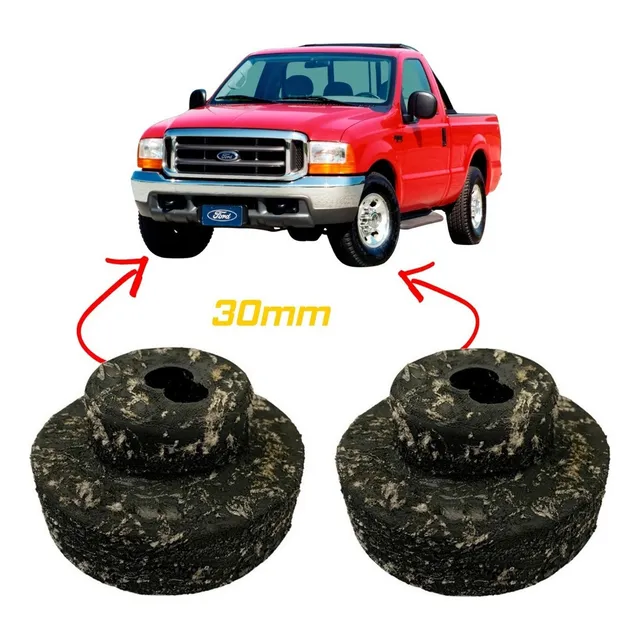 Kit Lift Calço Mola Dianteiro F250 1998 A 2012 (elevar 3cm)