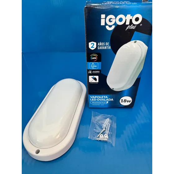 Vapoletas Led Ovaladas 18w 6500k