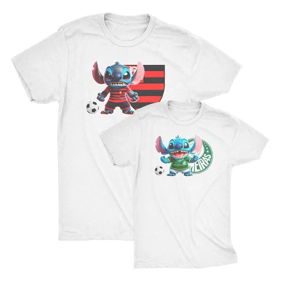 Pacote 22 Artes Stitch Torcedor Mockups Sublimação Camisetas