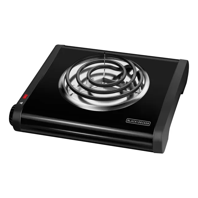 Cocina De Mesa Black & Decker 1 Hornilla Negro