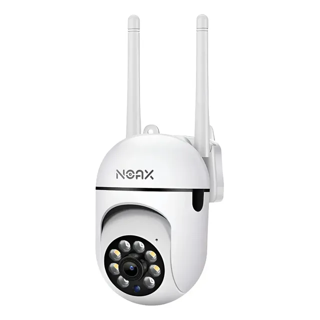 Cámara De Seguridad Wifi Inalámbrica Interior Noax Ptz A7 Color Blanco