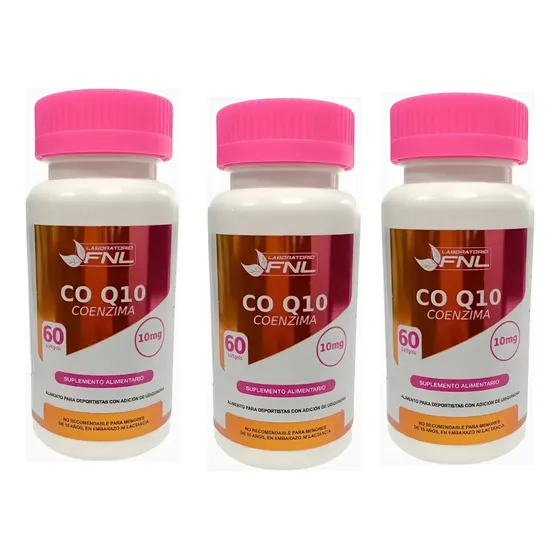 Coenzima Q10 3 X 60 Capsulas Fnl