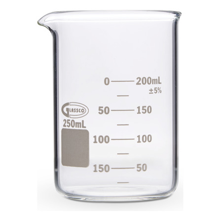 Vaso De Precipitado Graduado Para Laboratorio 250ml 1pz Vaso De Precipitado Graduado Para Laboratorio 250ml 1pz