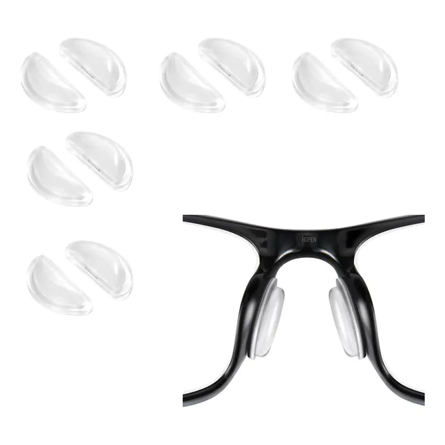 Gomas 3d Adhesivo Silicona Antideslizante Gafas Nariz Soport