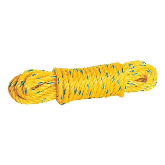 Madeja De Cuerda Amarilla De Polipropileno 8mm, 10m, Fiero Color Amarillo