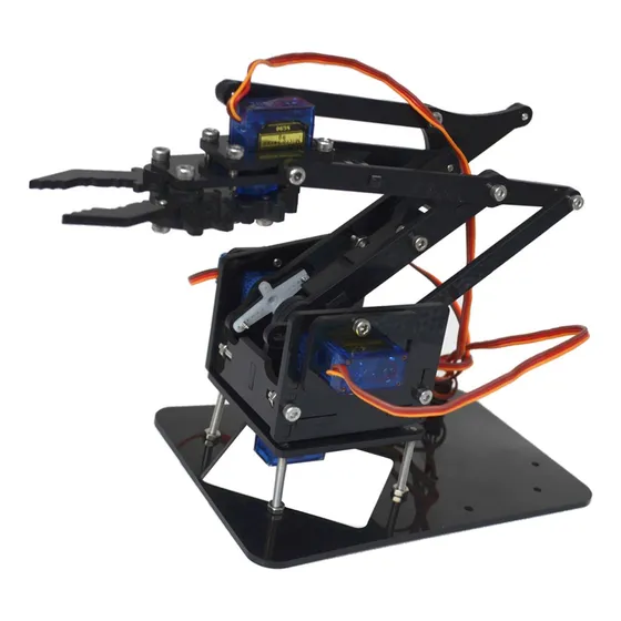 Diy Tank 4-dof Robot Arm 4 Servos Y Kits De Circuitos Para