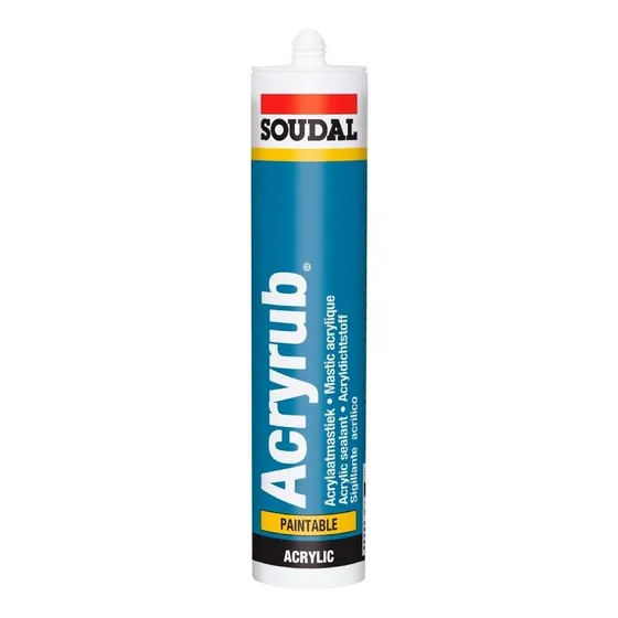 Sellador Acrilico Blanco 310ml - Soudal