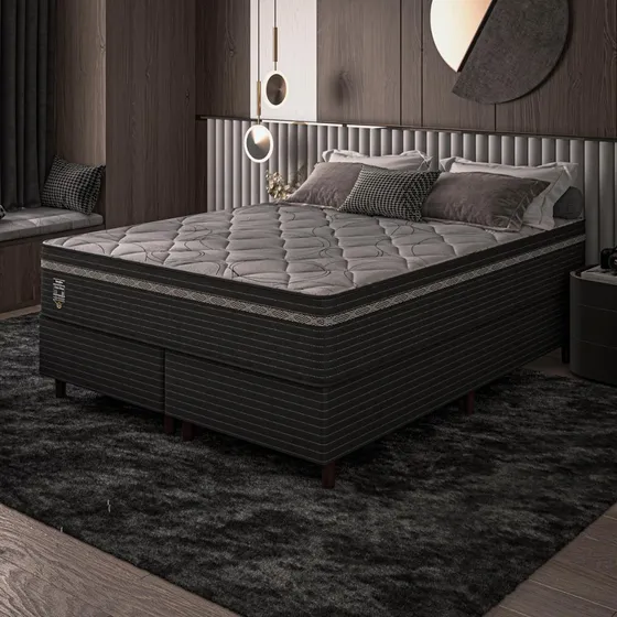 Cama Box Queen 158x198x71 Extra Sleep Umaflex