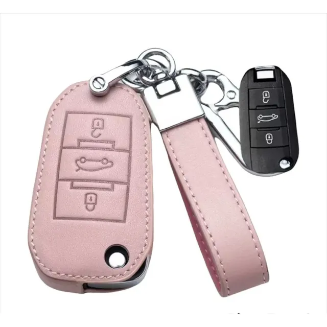 Funda De Cuero For Llave Citroen C3 C4 Lounge Cactus Navaja