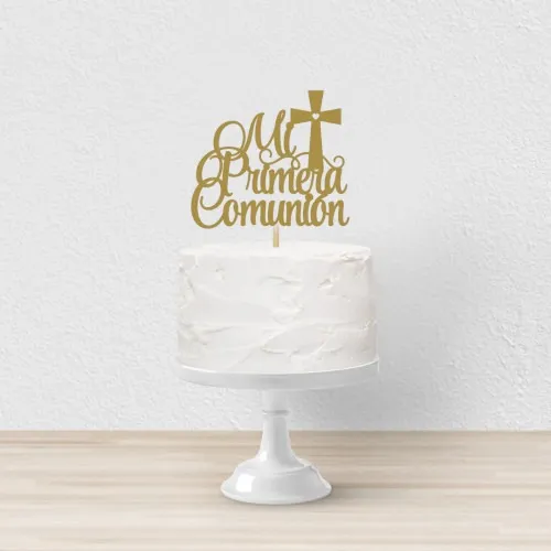 Topper  Para Tortas  Bautizo Boda Quince Niño Comunion