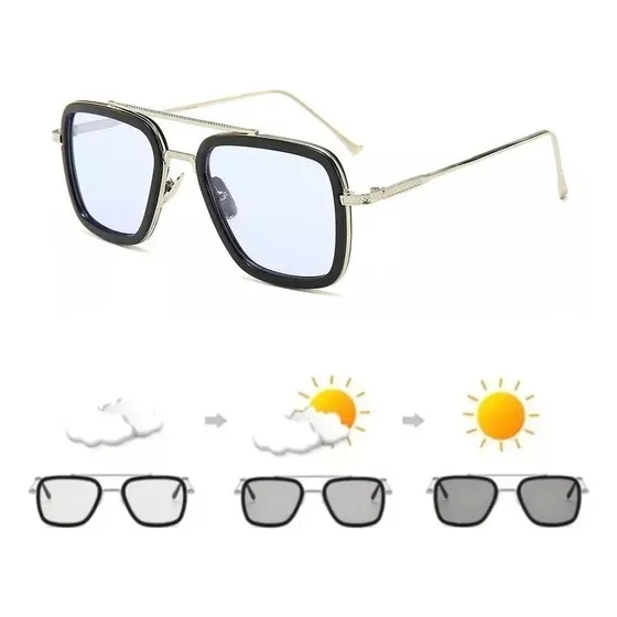 Lentes Anti Luz Azul Y Fotocromatico Tony Stark Envio Gratis