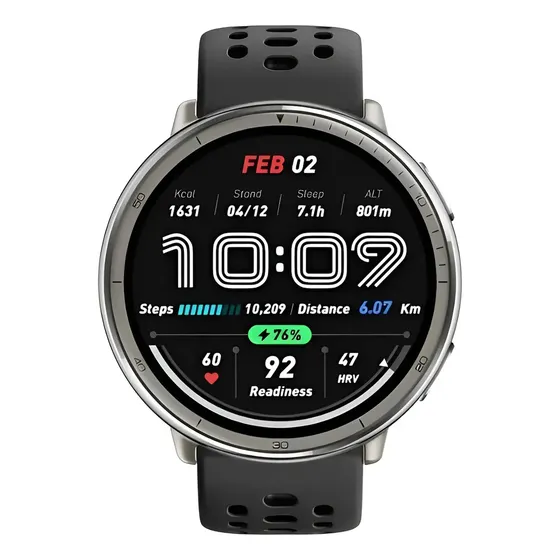 Relógio Amazfit Active 2 Smartwatch Cinza Preto Novo Lacrado