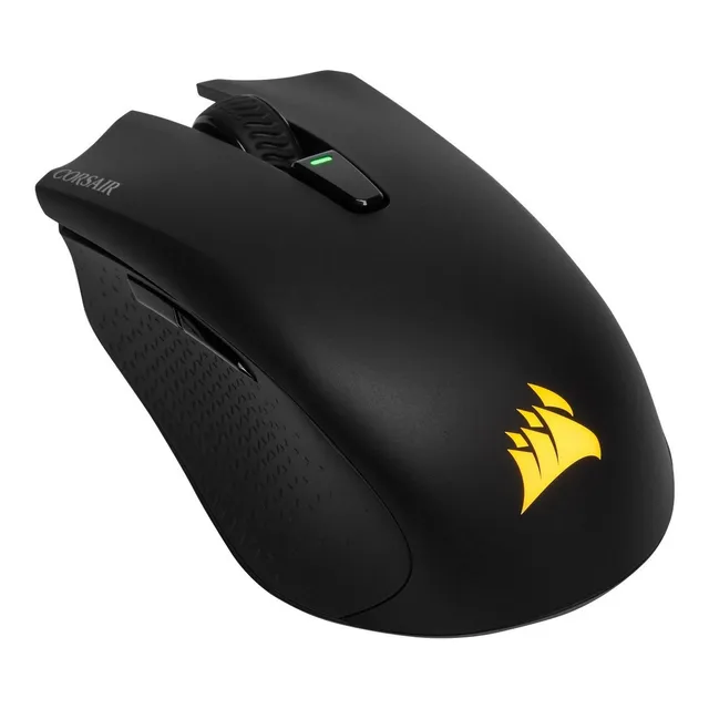 Mouse gamer de juego inalámbrico recargable Corsair Harpoon RGB Wireless negro