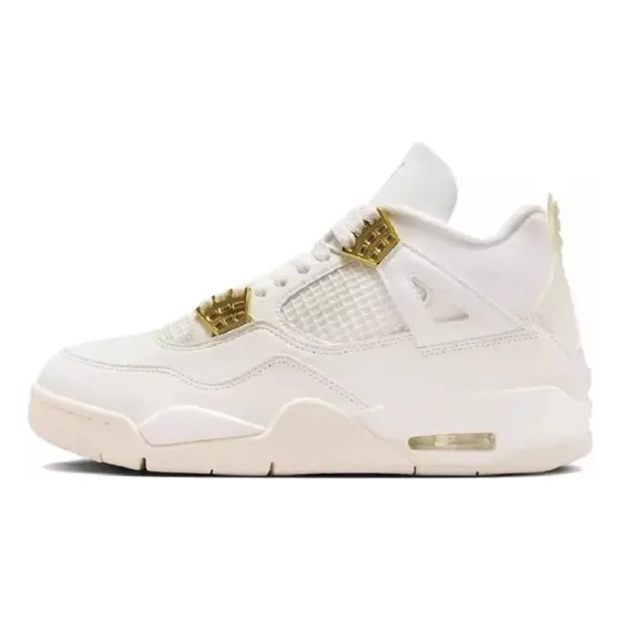 Zapatillas New Hombre/mujer _4_ Retro Metallic Gold_spantufl