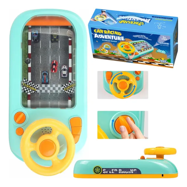 Simulador Volante Niños Coche Control Remoto Carro Eléctrico