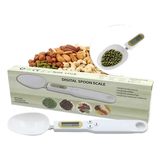 Balanza Tipo Cuchara Digital Lcd Gramera 0.1 A 500 Gramos