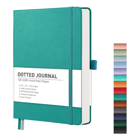 Libro: Rettacy Bullet Dotted Journal, A5 Dotted Notebook 256