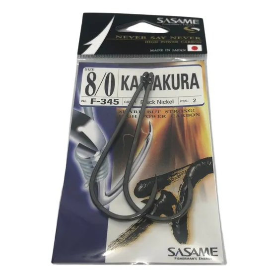 Anzuelos Sasame Kamakura 8/0 F345 Para Dorado Made In Japon