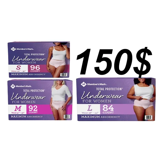 Pañales Para Adulto Member's Mark  ( Tipo Panty Rosa
