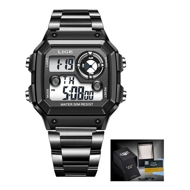 Reloj Digital Deportivo Hombre Cuarzo Resistente Al Agua Muj