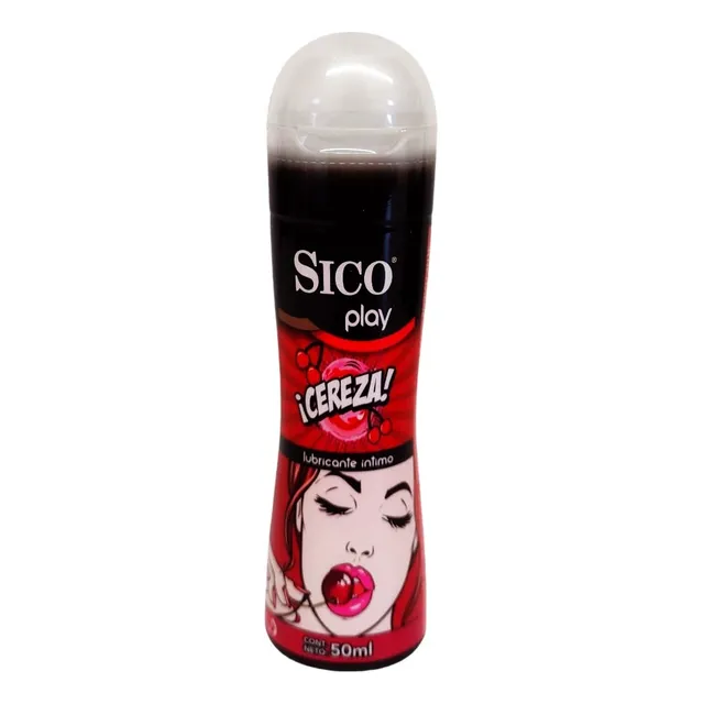 Lubricante Intimo Sico Play Cereza 50ml + Regalo