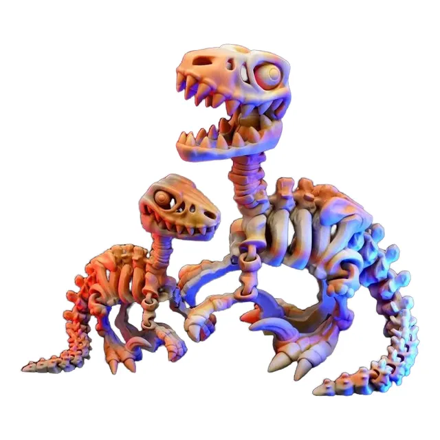 Dinosaurio Raptor Impresión 3d Varios Colores