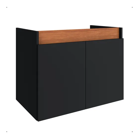 Gabinete De Banheiro Com Duas Portas Prateleira Interna