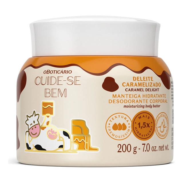 O Boticário Cuide-se Bem Deleite Caramelizado Manteiga Corpo O Boticário Cuide-se Bem Deleite Caramelizado Manteiga Corpo