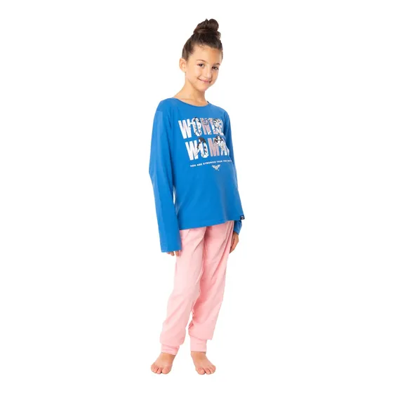 Pijama Largo Algodón Niña Invierno Dc C2 Top