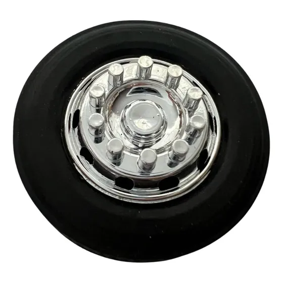Rodas Alcoa Com Capa -1/32- Pneus Borracha-kit 02 Pares