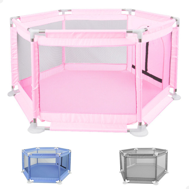 Cercadinho Infantil Bebê Chiqueirinho Criança Menino Menina Rosa Cercadinho Infantil Bebê Chiqueirinho Criança Menino Menina Rosa